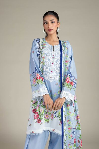 Embroidered | Cambric | Tailored 3 Piece | GBP 55.00