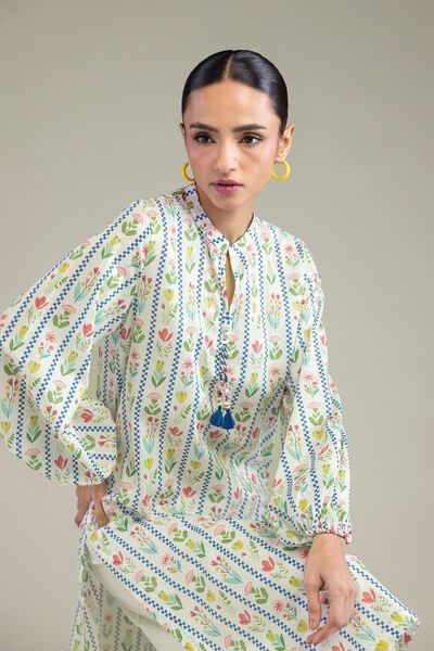 Printed | Cambric | Floral Cambric Kurta | GBP 10.00