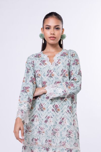 Embroidered | Viscose Oak Silk | Kurta | GBP 19.50