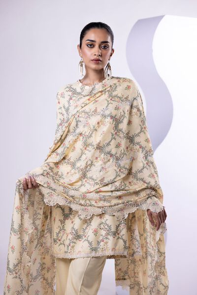 Embroidered | Light Thai Silk | Dupatta | GBP 35.00