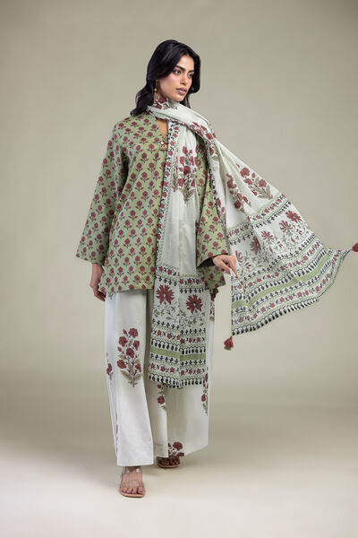 Printed | Lawn | Floral Cambric Dupatta | GBP 25.00