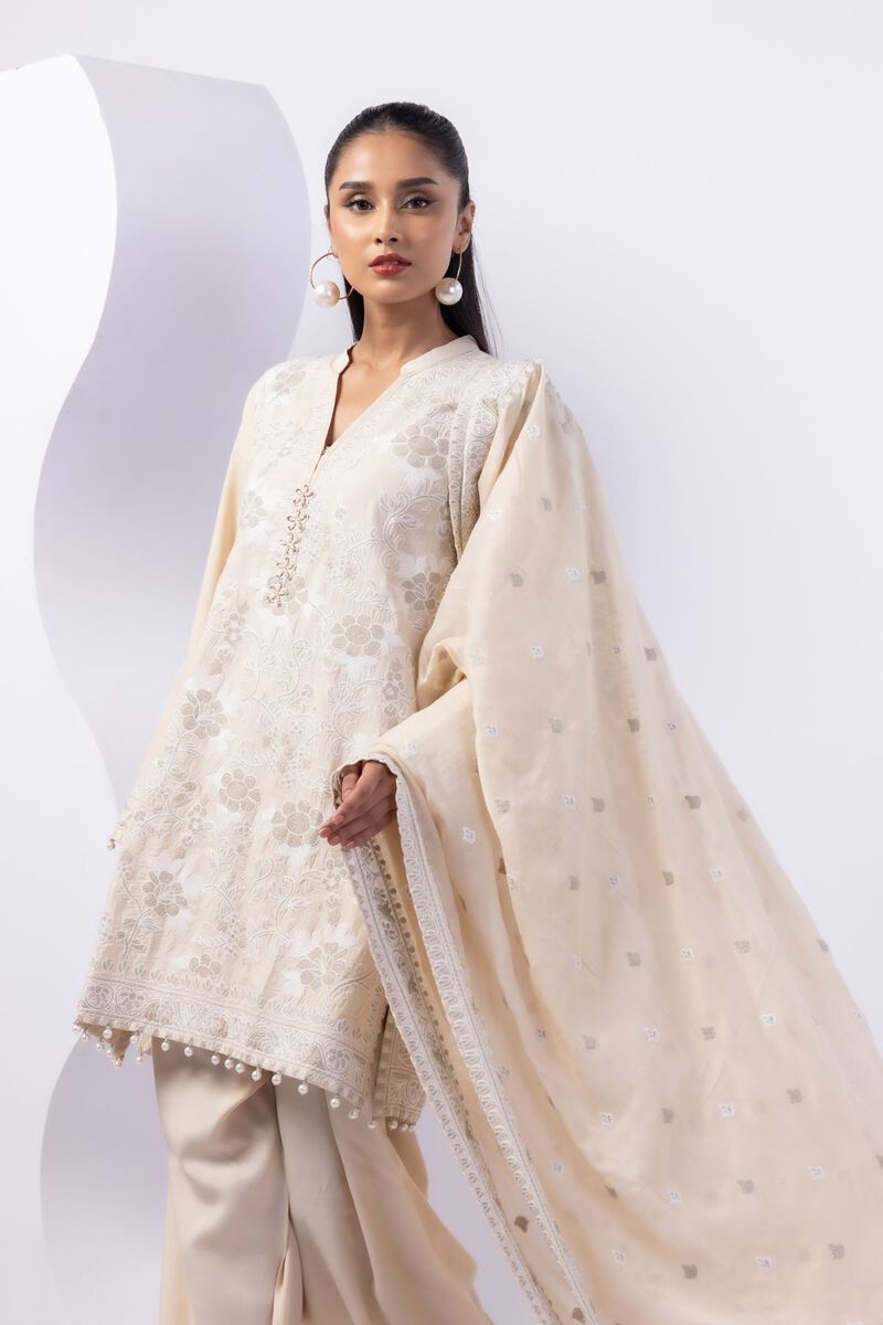Embroidered | Light Thai Silk | Dupatta | GBP 40.00