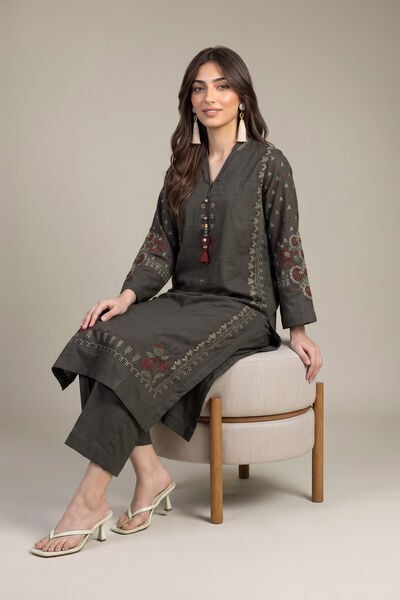 Embroidered | Heavy Textured Cotton | Kurta | GBP 35.00