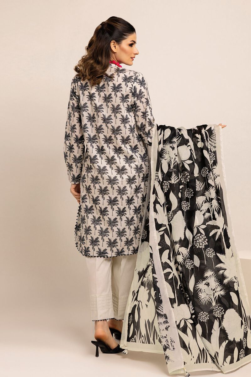 Printed | Cambric | Fabrics 3 Piece | null