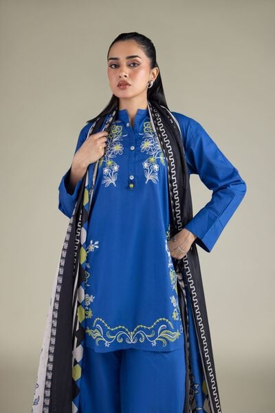 Embroidered | Cambric | Kurta | GBP 25.00