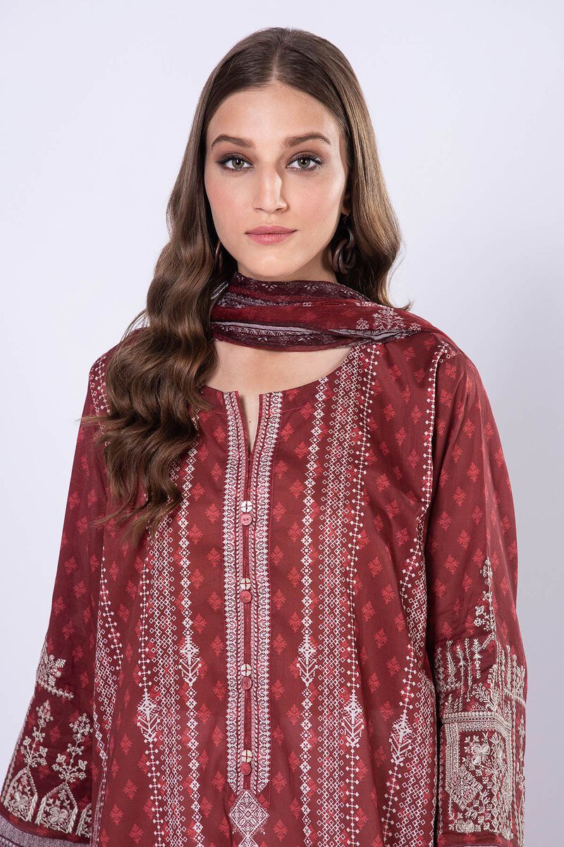 Cambric | Embroidered | Fabrics 2 Piece | Top Dupatta | null