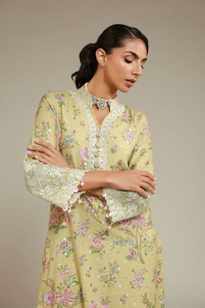 Embroidered | Raw Silk | Kurta | GBP 55.00