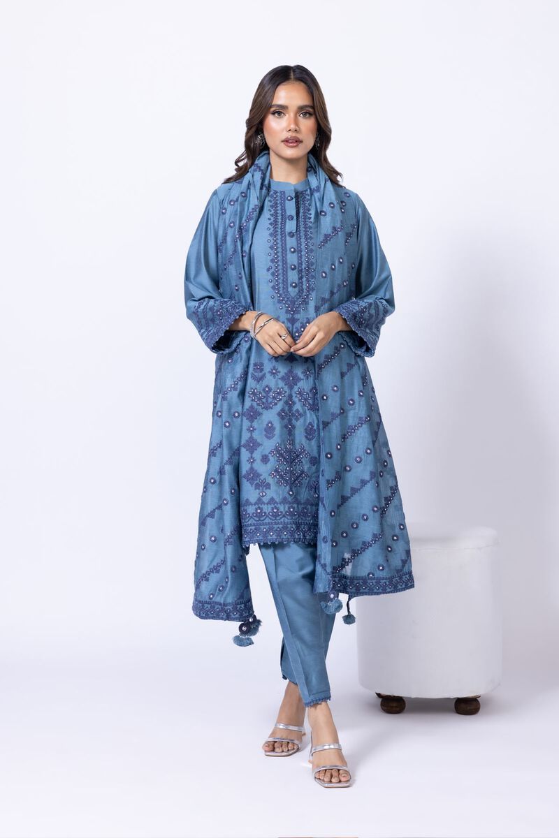 Embroidered | Raw Silk | Kurta | GBP 19.50
