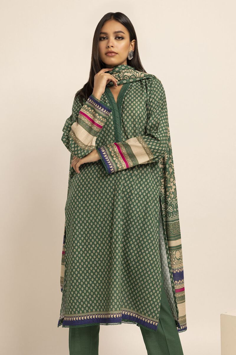 Embroidered | Light Khaddar | Fabrics 3 Piece | null