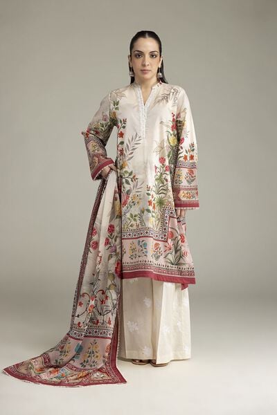 Embroidered | Cambric | Fabrics 3 Piece | GBP 45.00
