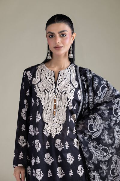 Embroidered | Cambric | Fabrics 3 Piece | GBP 20.00