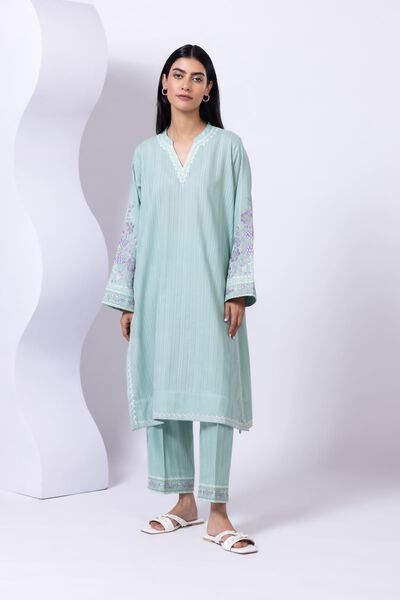 Embroidered | Leno | Kurta | GBP 15.00