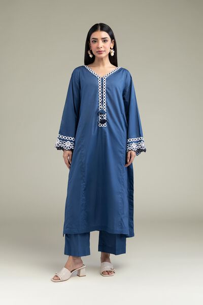 Embroidered | Cambric | Solid Cambric Pants | GBP 15.00