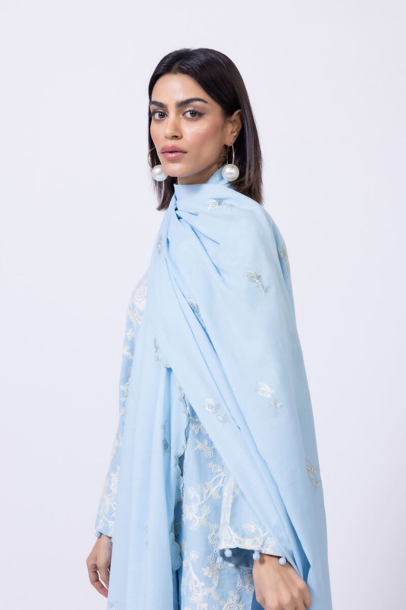 Embroidered | Slub lawn | Dupatta | GBP 11.00