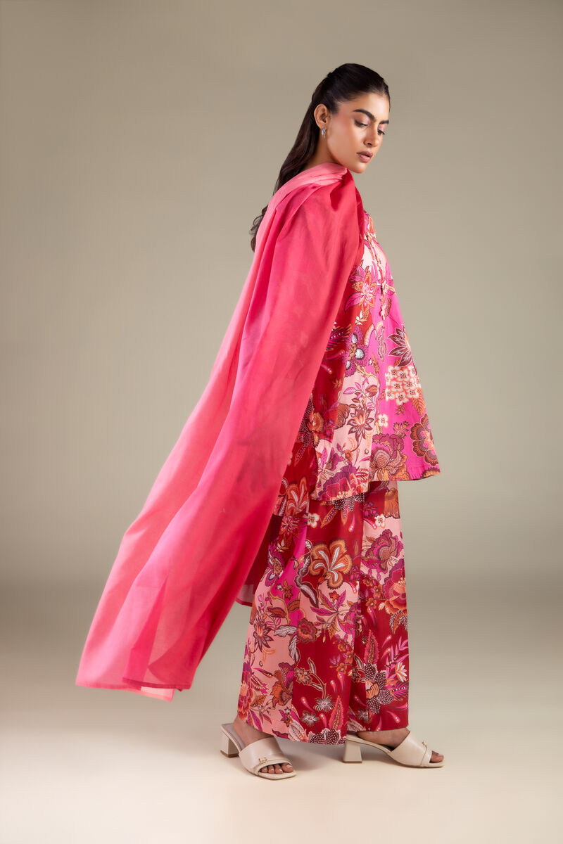 Printed | Lawn | Solid Draped Dupatta | GBP 15.00