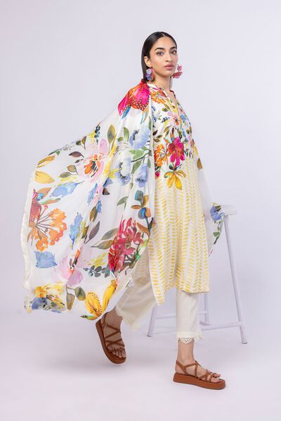 Printed | Light Thai Silk | Dupatta | GBP 15.00