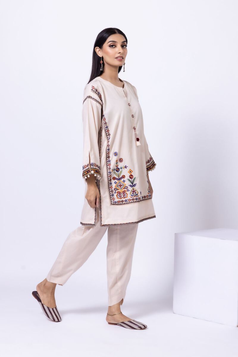 Embroidered | Cambric | Kurta | GBP 12.50