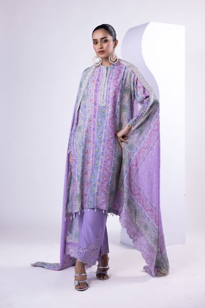 Embroidered | Viscose Oak Silk | Kurta | GBP 60.00