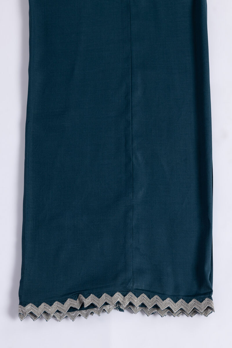 Embroidered | Crosshatch Raw Silk | Pants | GBP 20.00