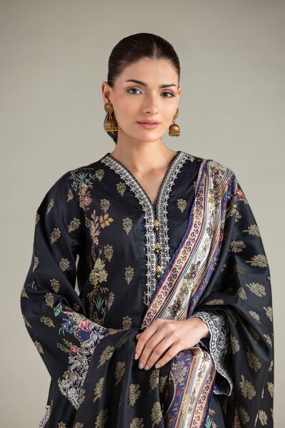 Embroidered | Jacquard | Fabrics 3 Piece | GBP 40.00