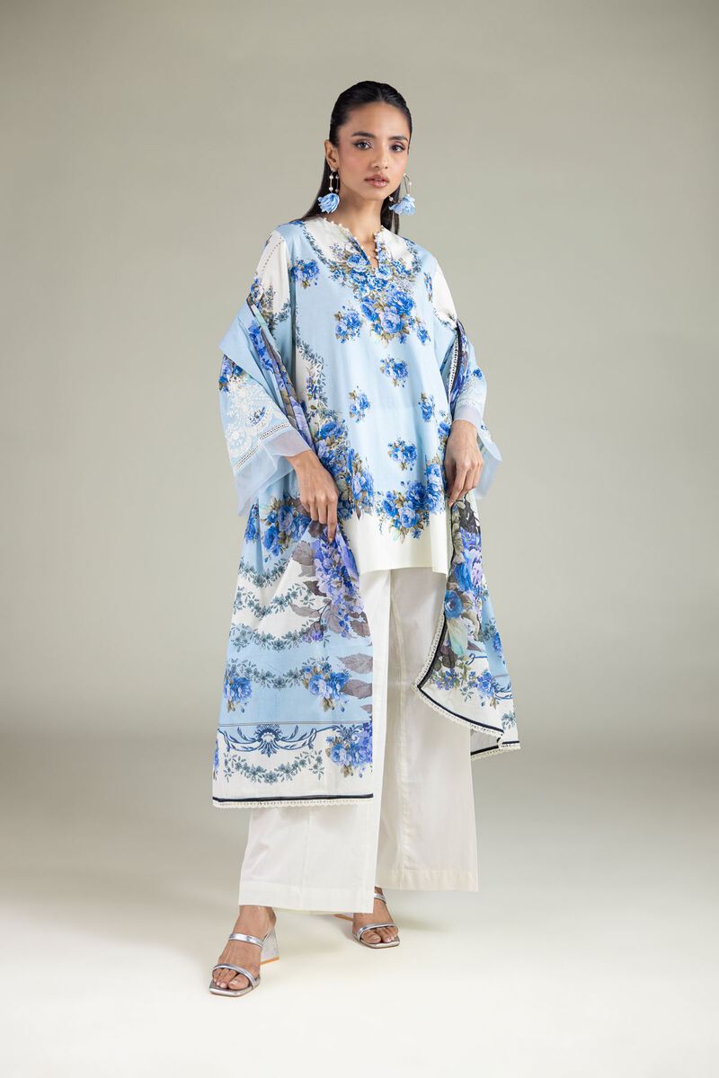 Embroidered | Lawn | Floral Draped Dupatta | GBP 15.00
