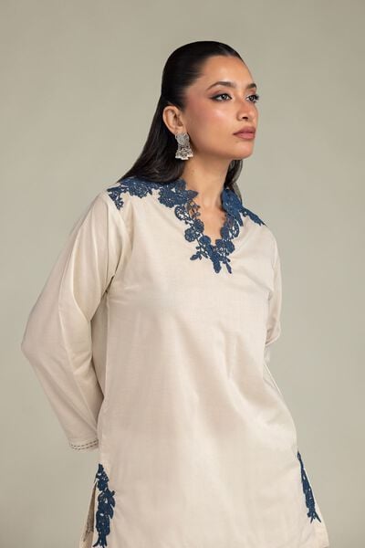 Embroidered | Cambric | Short Cambric Kurta | GBP 40.00