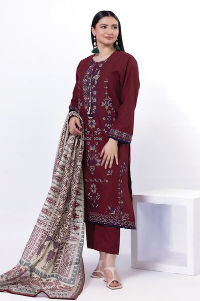 Embroidered | Cambric | Fabrics 3 Piece | GBP 22.50