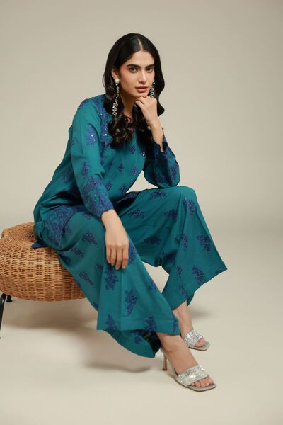 Embroidered | Raw Silk | Kurta | GBP 60.00
