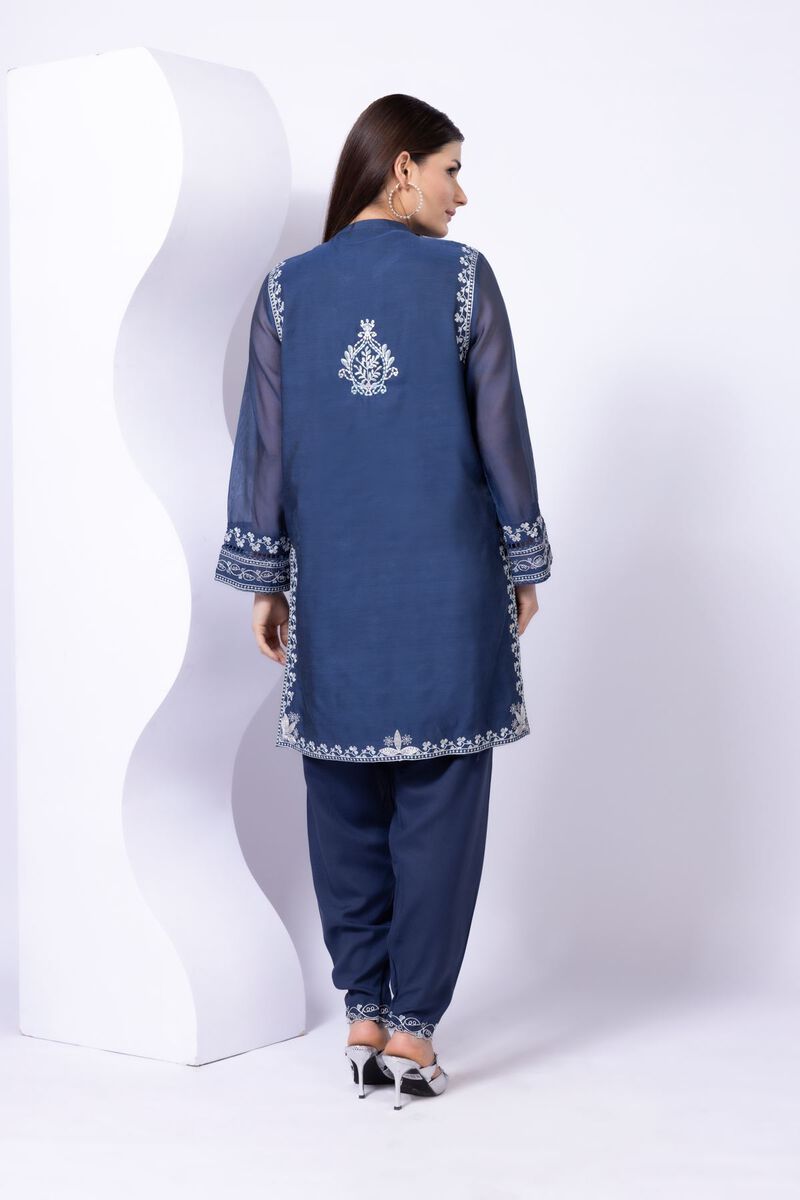 Embroidered | Paper Silk | Kurta | GBP 50.00