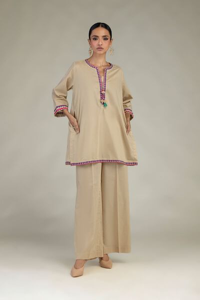 Embroidered | Cambric | Solid Cambric Pants | GBP 15.00
