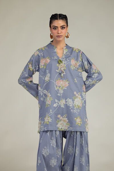 Printed | Cambric | Floral Cambric Kurta  | GBP 30.00