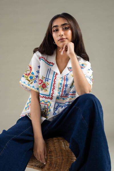 Embroidered | Mesuri | Shirt | GBP 9.00