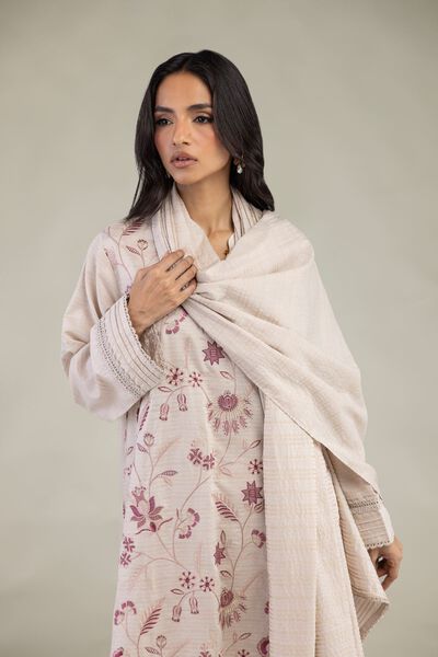 Embroidered | Messuri Dobby | Floral Tailored 3-Piece | GBP 75.00
