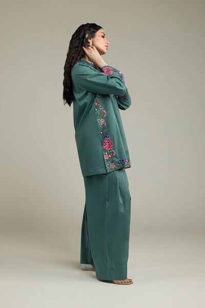 Embroidered | Cambric | Teal Solid Shalwar | GBP 15.00