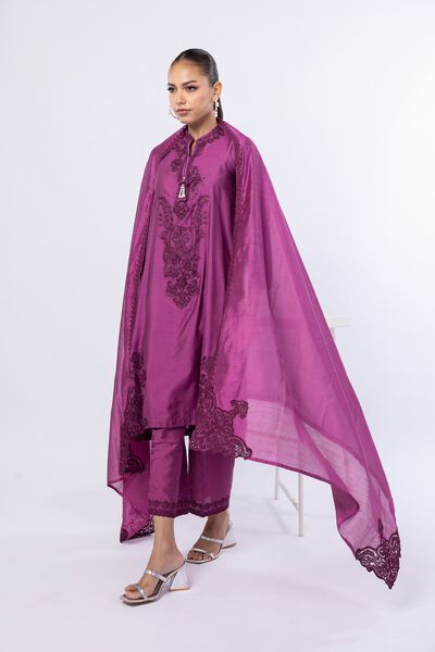 Embroidered | Cotton Net | Dupatta | GBP 25.00