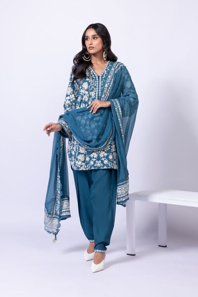 Embroidered | Viscose Oak Silk | Shalwar | GBP 9.00