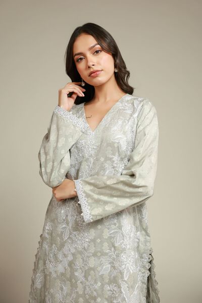 Embroidered | Broshia | Tailored 2 Piece | Top and Bottom | GBP 50.00