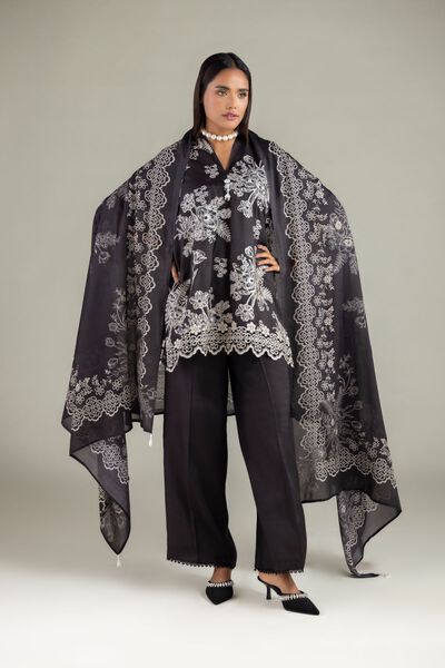 Embroidered | Raw Silk | Dupatta | GBP 25.00