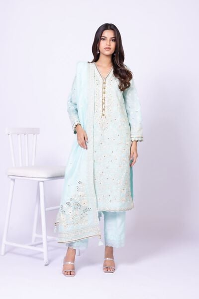 Dyed | Viscose Polyester Net | Shalwar | GBP 10.00