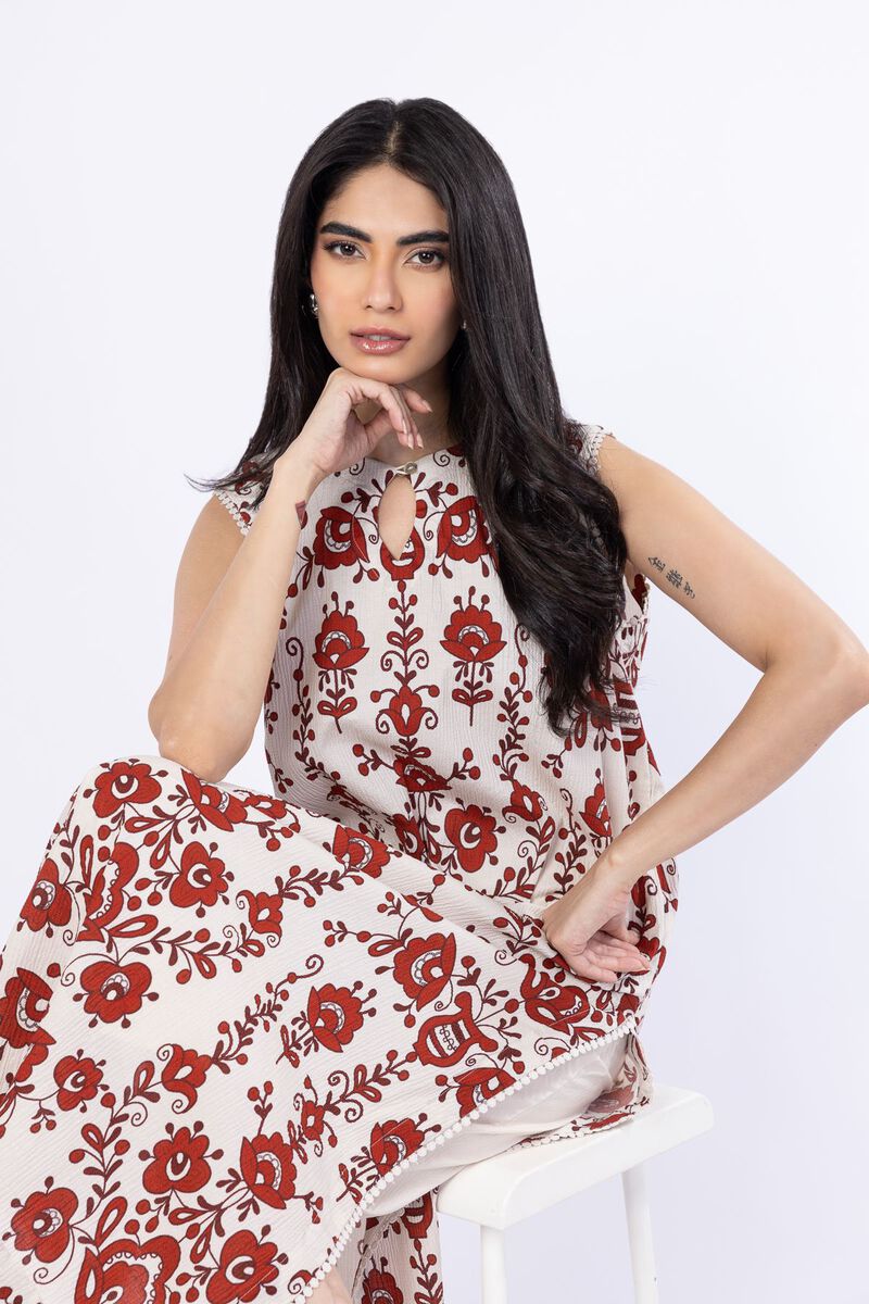 Printed | Ripple Crinkle | 2 Piece Co-ord Set | GBP 30.00