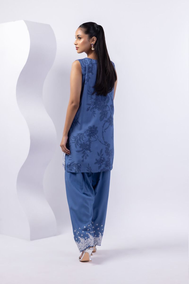 Embroidered | Crosshatch Raw Silk | Kurta | GBP 40.00