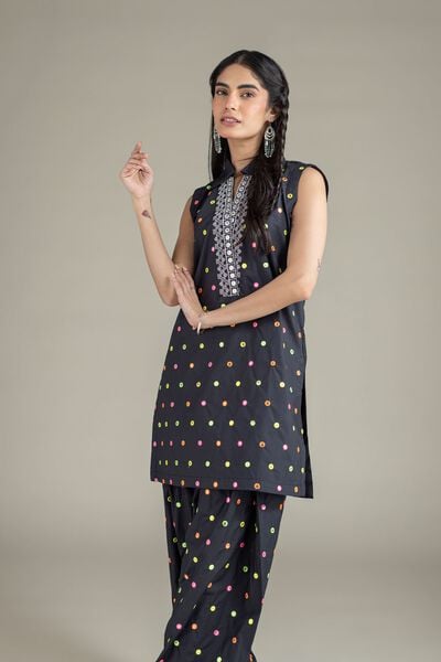 Embroidered | Poplin | Kurta | GBP 25.00