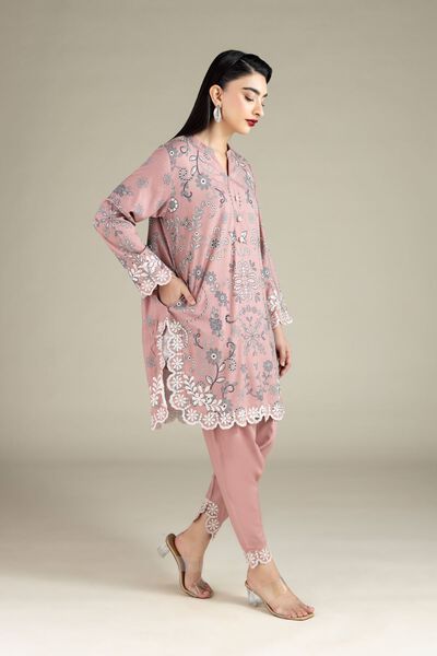 Embroidered | Raw Silk | Pants | GBP 20.00