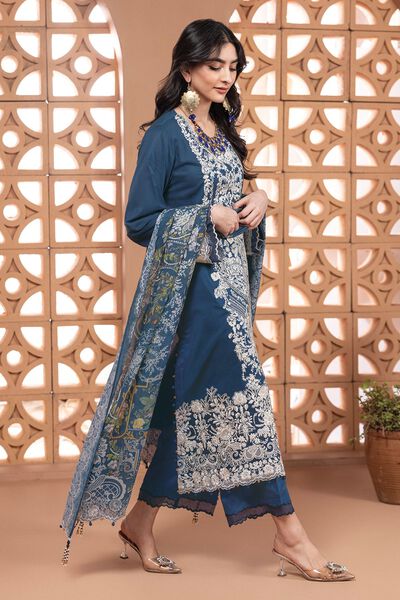 Cambric | Embroidered | Fabrics 3 Piece | GBP 27.00