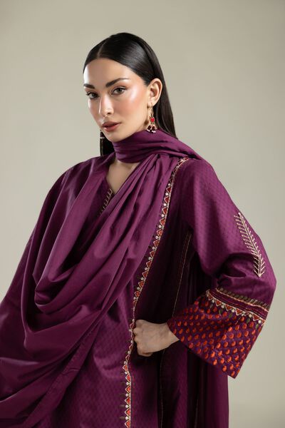 Embroidered | Lawn | Geometric Lawn Dupatta | GBP 4.50