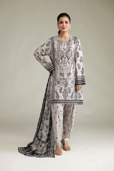 Embroidered | Lawn | Fabrics 3 Piece | GBP 40.00