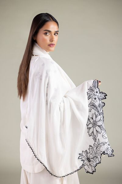 Embroidered | Raw Silk | Dupatta | GBP 35.00