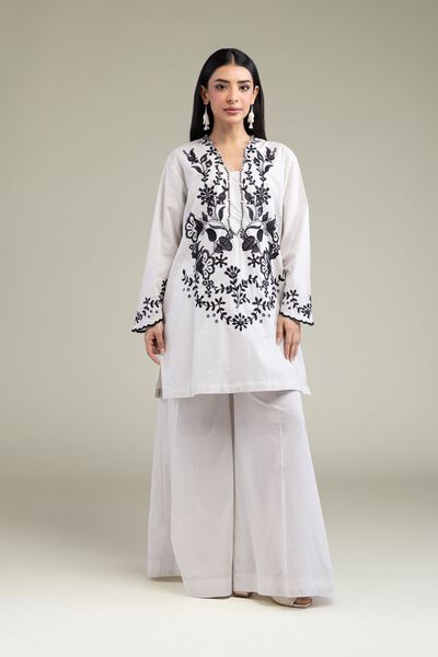 Embroidered | Cambric | Solid Summer Pants | GBP 15.00