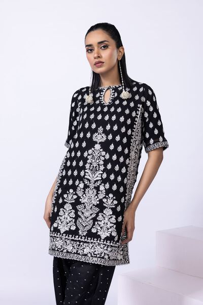 Embroidered | Polyester Crinkle Chiffon | Kurta | GBP 70.00