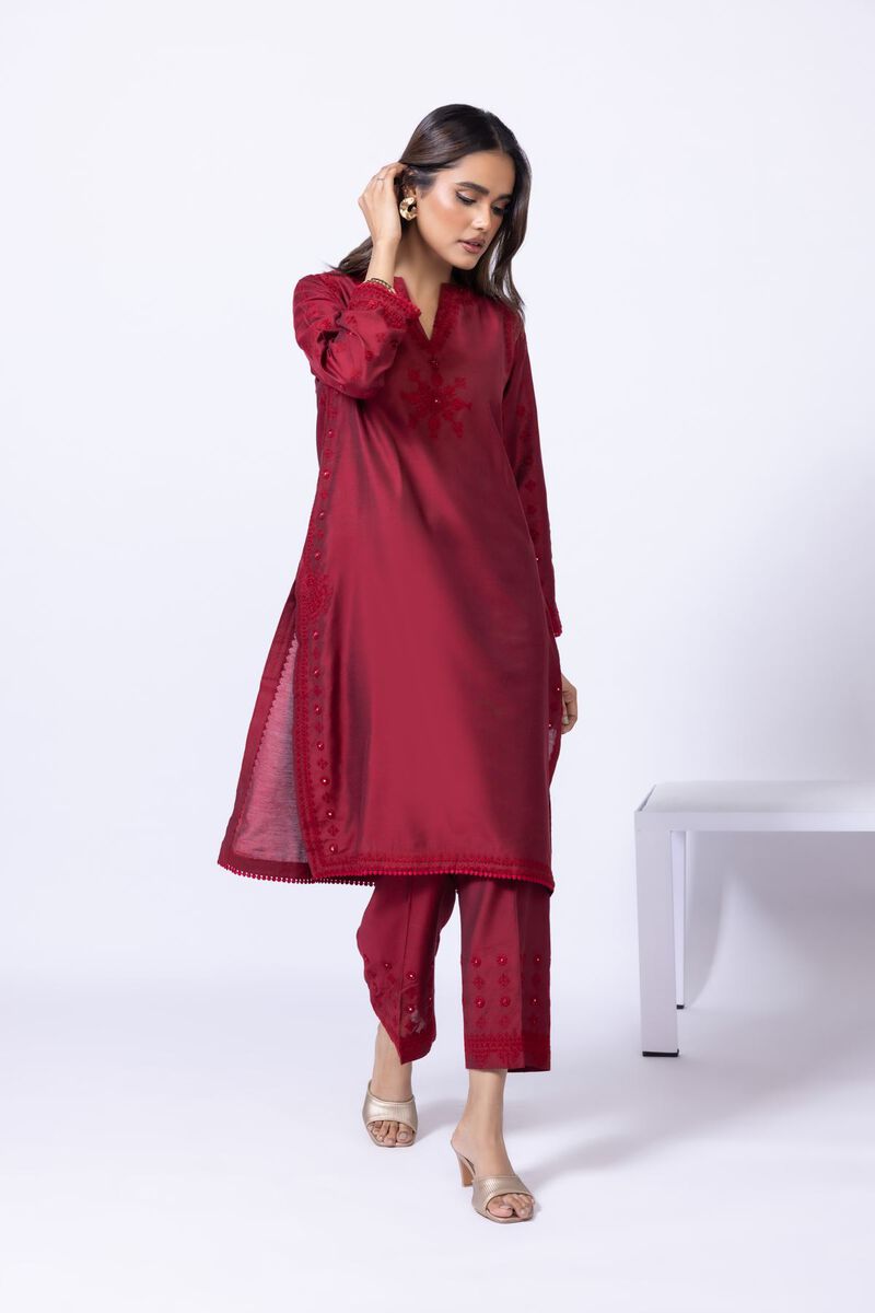 Embroidered | Raw Silk | Kurta | GBP 12.00